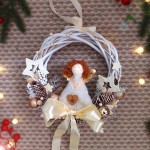 Coronita de Craciun cu ingeras