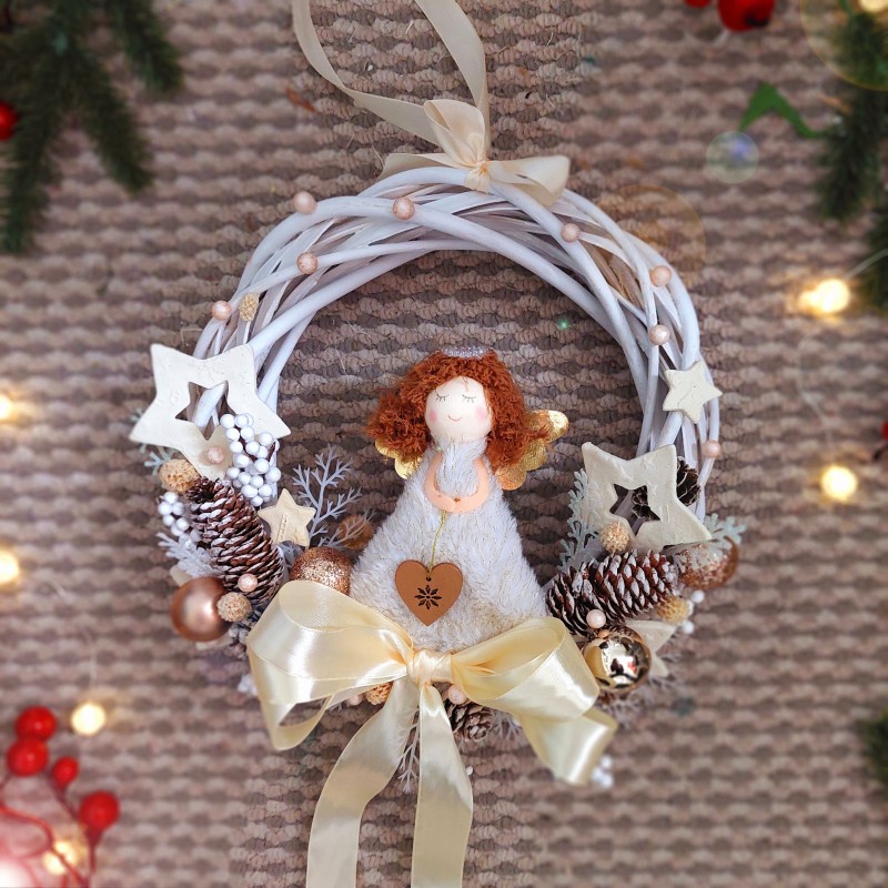 Coronita de Craciun cu ingeras