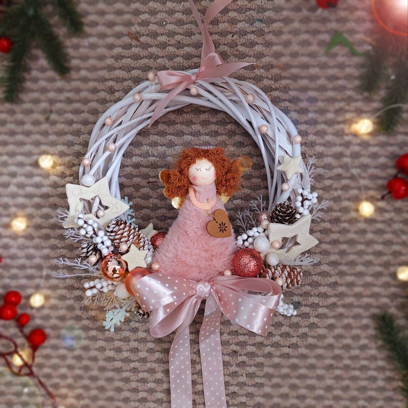 Coronita de Craciun cu ingeras