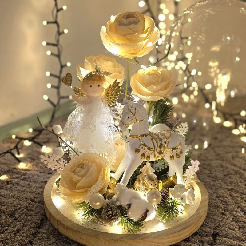 Cupola din sticla cu luminite Cupola din sticla cu luminite