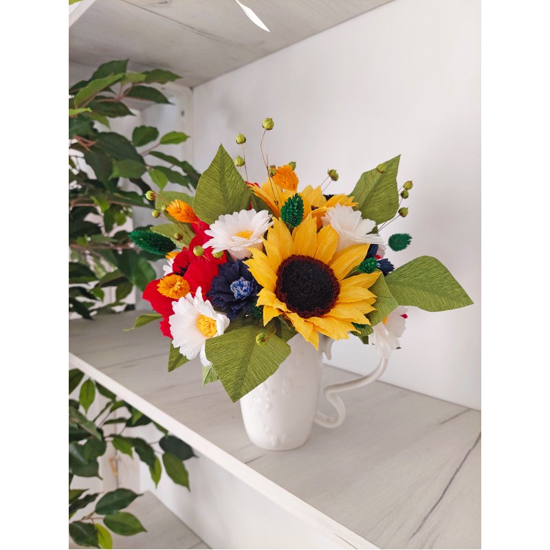 Aranjament cu flori de camp Aranjament cu flori de camp