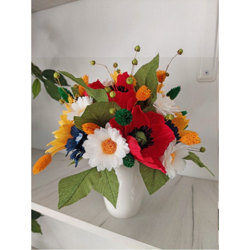 Aranjament cu flori de camp Aranjament cu flori de camp