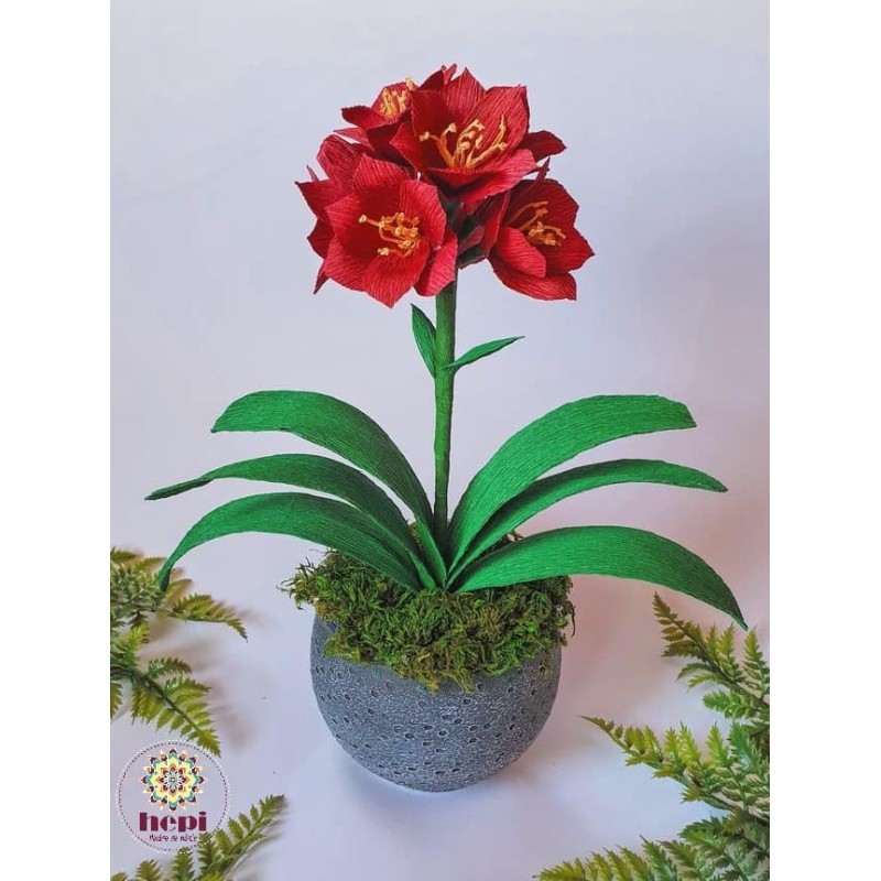 Flori din hartie in ghiveci Flori din hartie in ghiveci