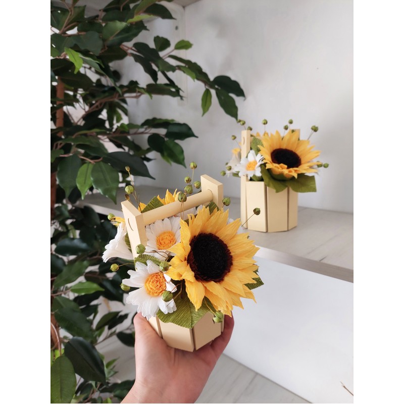 Aranjament cu floarea- soarelui Aranjament cu floarea- soarelui