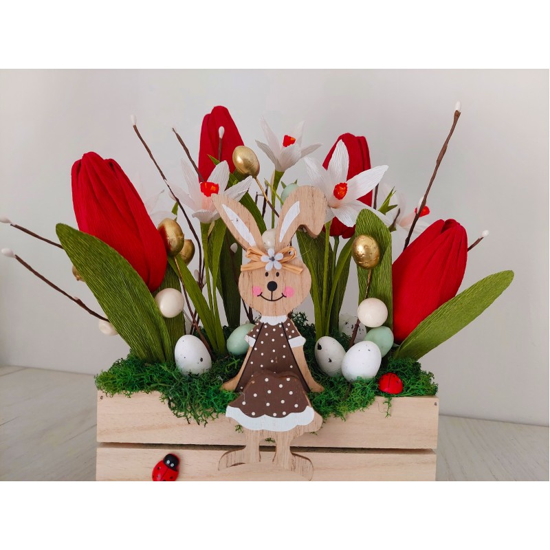 Decor Paste in cutie de lemn