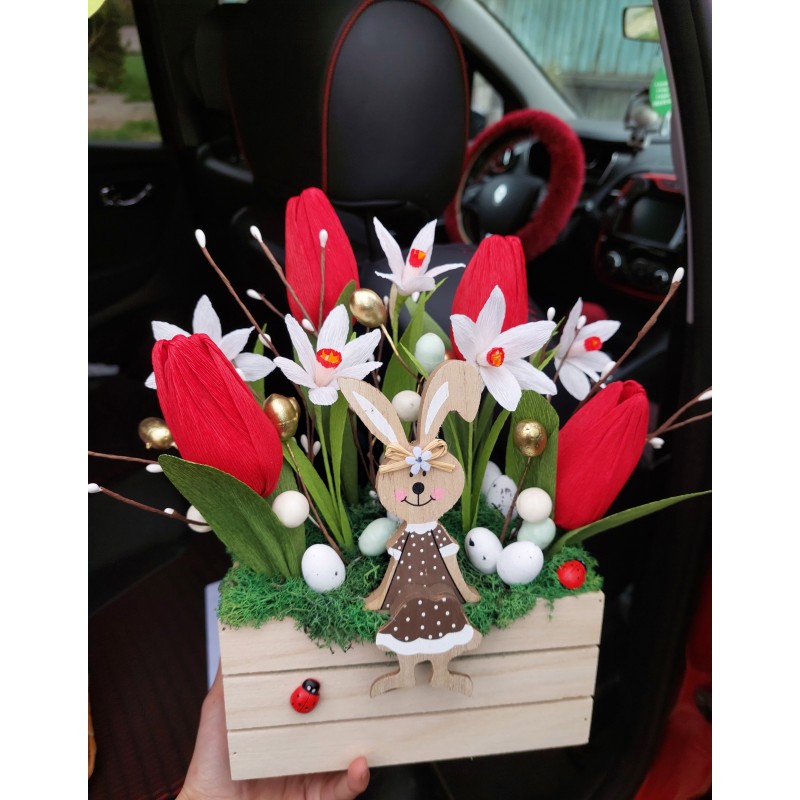 Decor Paste in cutie de lemn