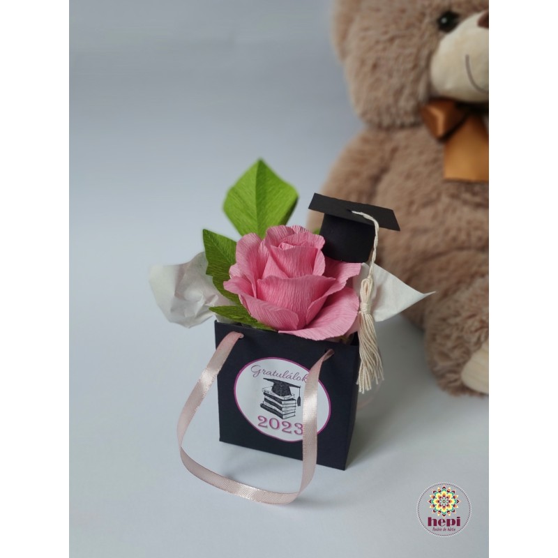 Punguta cu toca - roz Punguta cu toca - roz