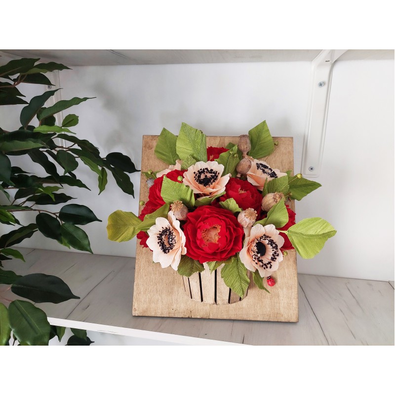 Tablou cu bujori Tablou cu bujori