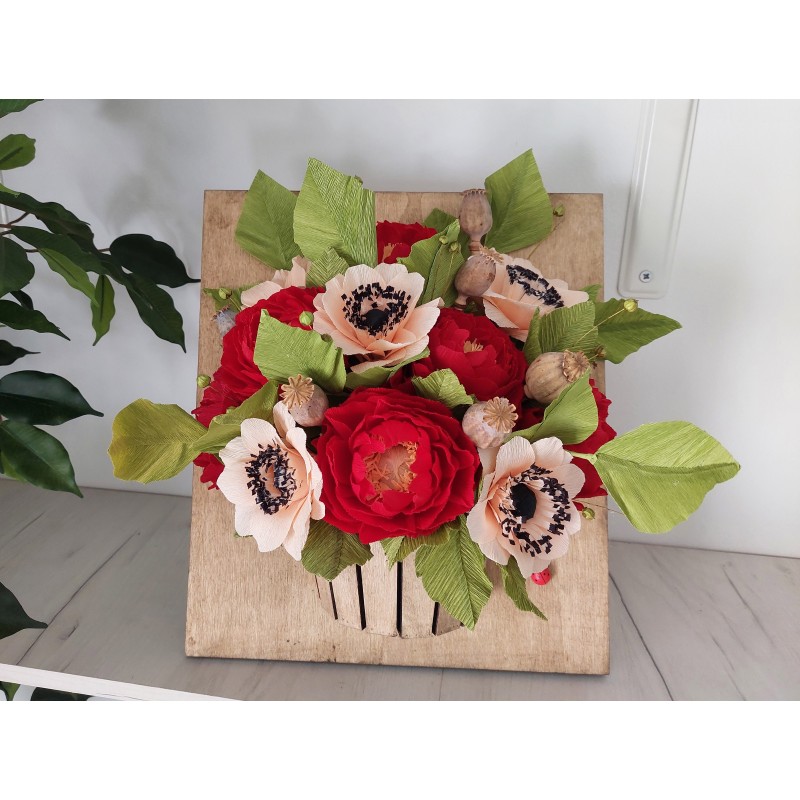 Tablou cu bujori Tablou cu bujori