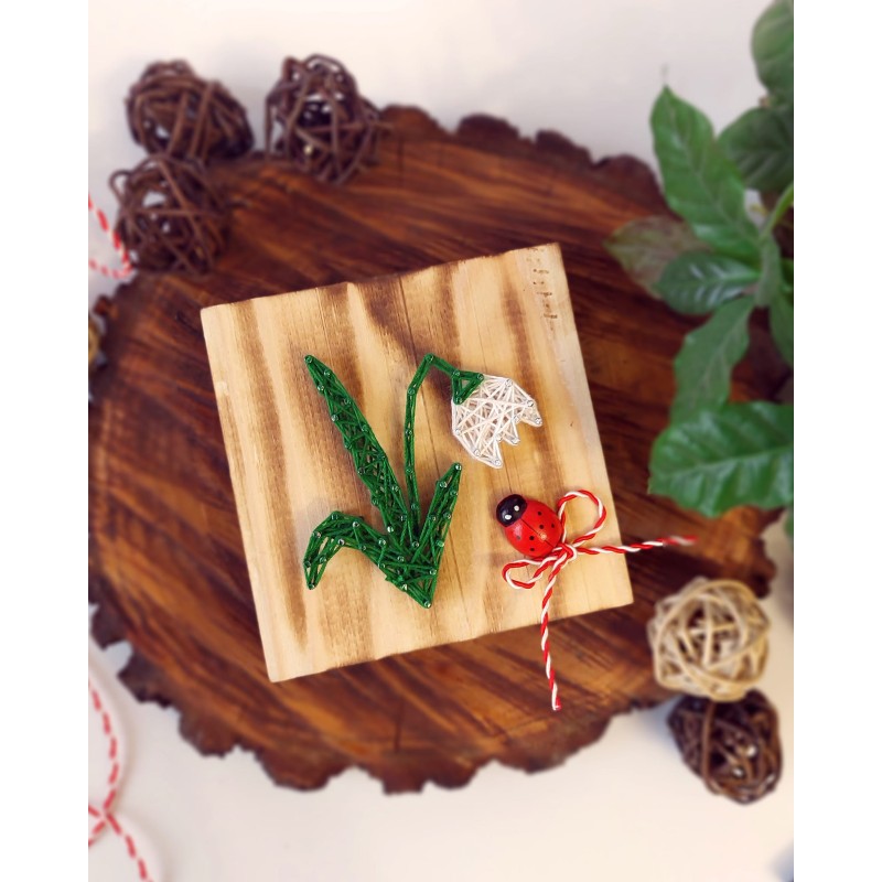 Mini decoratiune string-art Mini decoratiune string-art