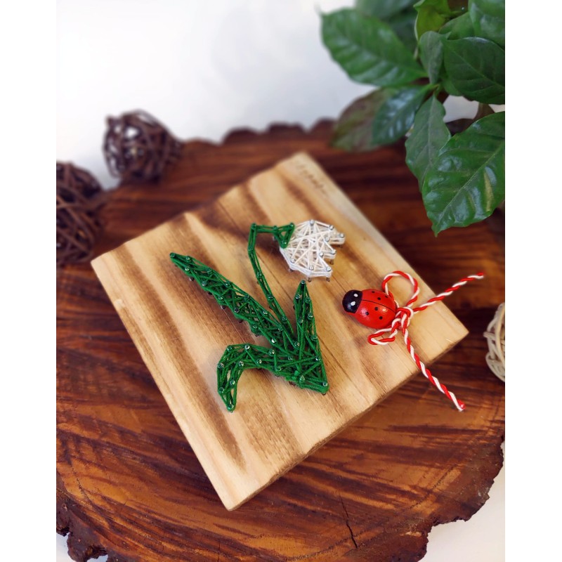 Mini decoratiune string-art Mini decoratiune string-art