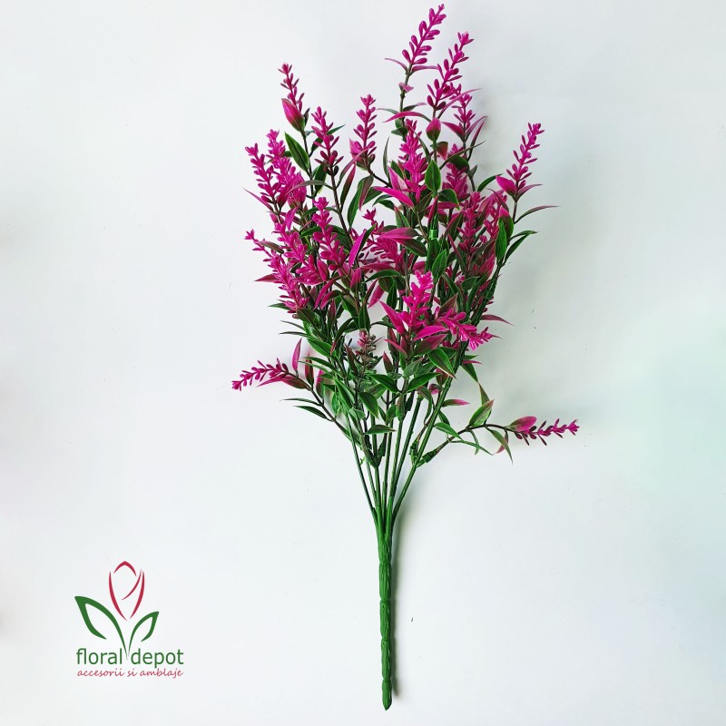 Flori artificiale buchet lavanda roz